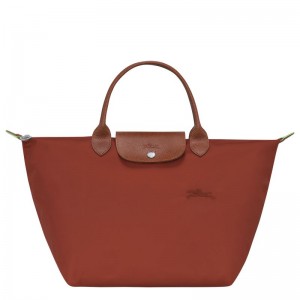 Brown Longchamp Le Pliage Green M Women Handbag | Ksa-782YVUQHZ