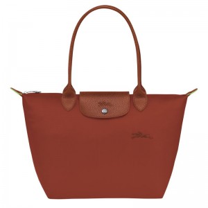 Brown Longchamp Le Pliage Green M Women Tote Bag | Ksa-017DZAIGF