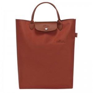 Brown Longchamp Le Pliage Green M Women Tote Bag | Ksa-624ZGTFJW