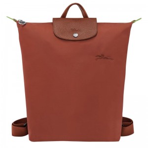 Brown Longchamp Le Pliage Green M Women Backpack | Ksa-836CFOZPI