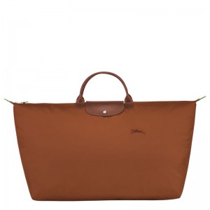 Brown Longchamp Le Pliage Green Xl Women Travel Bag | Ksa-976FMEAHC