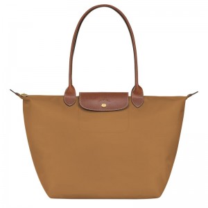 Brown Longchamp Le Pliage Original L Women Tote Bag | Ksa-132NPASWC