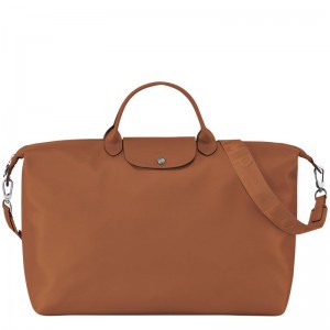 Brown Longchamp Le Pliage Xtra L Men Travel Bag | Ksa-578UFEBLG