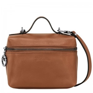 Brown Longchamp Le Pliage Xtra Xs Vanity Women Toiletry Bags | Ksa-507WFIATK