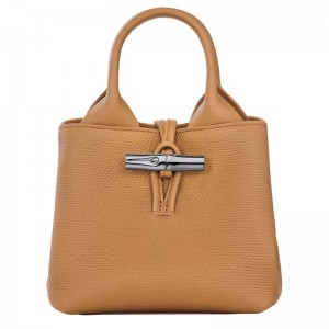 Brown Longchamp Le Roseau Xs Women Handbag | Ksa-640EKTUSY