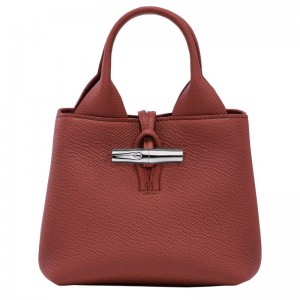 Brown Longchamp Le Roseau Xs Women Handbag | Ksa-549PEUTNZ
