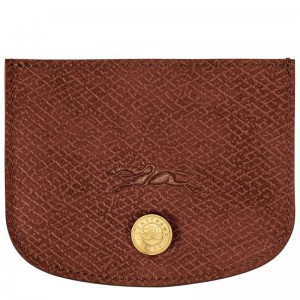 Brown Longchamp Épure Men Card Holder | Ksa-768YVIQBL