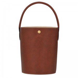Brown Longchamp Épure S Women Bucket Bag | Ksa-238OKCRZN
