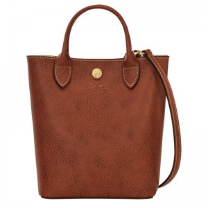 Brown Longchamp Épure Xs Women Tote Bag | Ksa-420ZMJOUQ