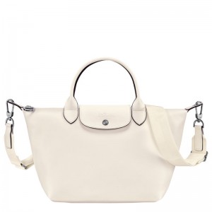 Cream Longchamp Le Pliage Xtra S Women Handbag | Ksa-039AFZGLI