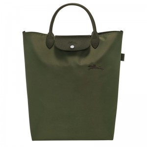 Dark Green Longchamp Le Pliage Green M Women Tote Bag | Ksa-628OASLNG