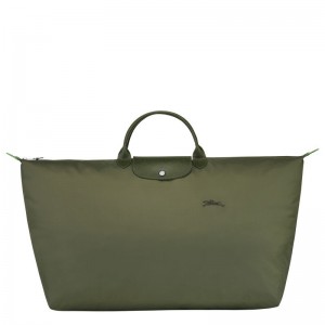 Dark Green Longchamp Le Pliage Green Xl Women Travel Bag | Ksa-459OKGSTB
