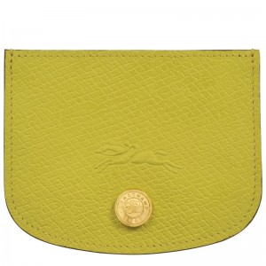 Green Longchamp Épure Men Card Holder | Ksa-678NADPXI