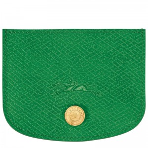 Green Longchamp Épure Men Card Holder | Ksa-013VOAHQB