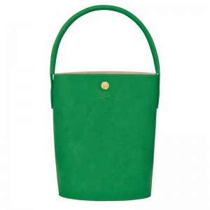 Green Longchamp Épure S Women Bucket Bag | Ksa-728KZHPNQ