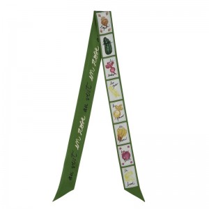 Green / Multicolor Longchamp Pink And Green Women Headband | Ksa-102ISKEUJ