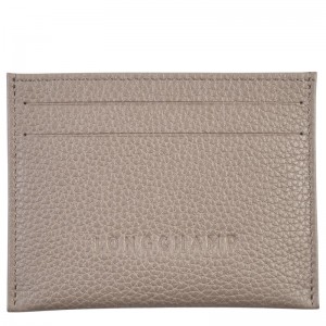 Grey Longchamp Le Foulonné Women Card Holder | Ksa-837DOYALU