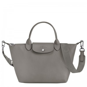 Grey Longchamp Le Pliage Xtra S Women Handbag | Ksa-072LPWCBE