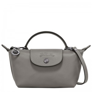 Grey Longchamp Le Pliage Xtra Xs Women Pouch | Ksa-602JATBMR