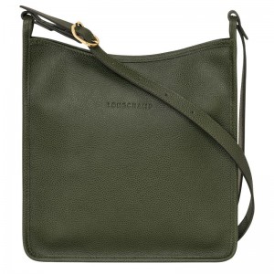 Khaki Longchamp Le Foulonné M Women Crossbody Bag | Ksa-491TXBCIA