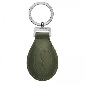 Khaki Longchamp Le Foulonné Men Key Rings | Ksa-764HSMFBP