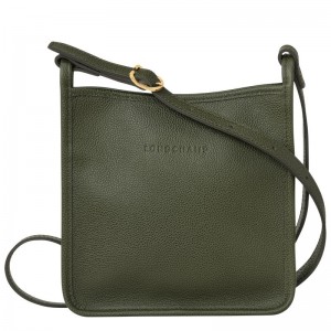 Khaki Longchamp Le Foulonné S Women Crossbody Bag | Ksa-438EWIGJD