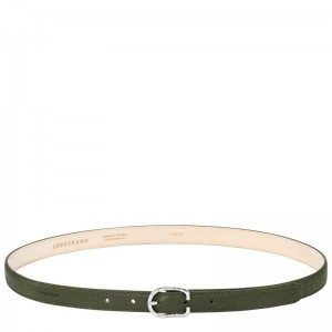 Khaki Longchamp Le Foulonné Women Belt | Ksa-035TKORXI
