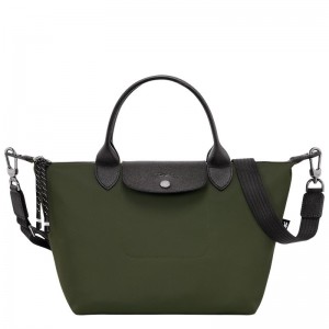 Khaki Longchamp Le Pliage Energy S Men Handbag | Ksa-530FLRBIW