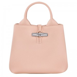 Light Rose Longchamp Le Roseau S Women Handbag | Ksa-234QKLUIE