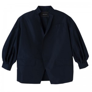 Navy Longchamp Kimono Women Jacket | Ksa-931KUGVDA