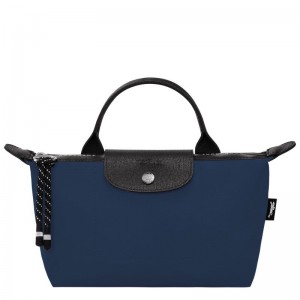 Navy Longchamp Le Pliage Energy Men Pouch | Ksa-510NPOQIR
