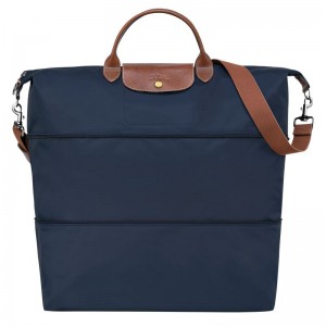 Navy Longchamp Le Pliage Original Expandable Women Travel Bag | Ksa-192LOWAGD