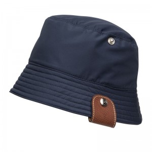 Navy Longchamp Reversible Women Bucket Hat | Ksa-849KNVTJC