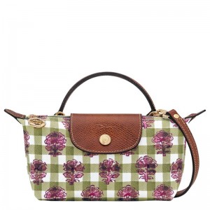 Olive Longchamp Le Pliage Collection Xs Women Pouch | Ksa-927RKTMVH