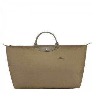 Olive Longchamp Le Pliage Green Xl Men Travel Bag | Ksa-835SVACRB