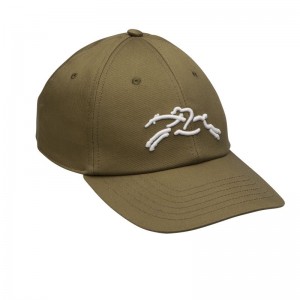 Olive / Multicolor Longchamp Solid Women Cap | Ksa-914ODXYHG
