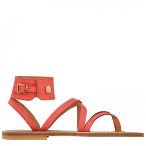 Orange Longchamp X K.Jacques Women Sandals | Ksa-826ZTNFLG