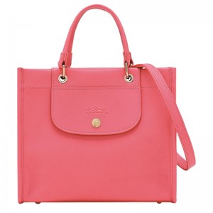 Pink Longchamp Cabas S Women Handbag | Ksa-083TLVIKB