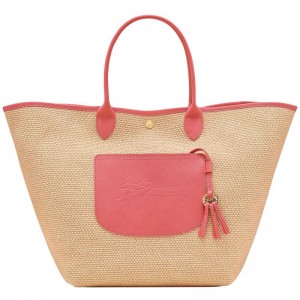 Pink Longchamp Le Pliage Collection L Basket Women Tote Bag | Ksa-307LHMYCR