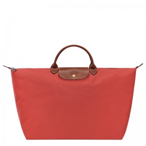 Pink Longchamp Le Pliage Original L Men Travel Bag | Ksa-082RZQBHP