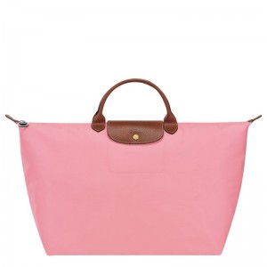 Pink Longchamp Le Pliage Original L Men Travel Bag | Ksa-296AWQFBY