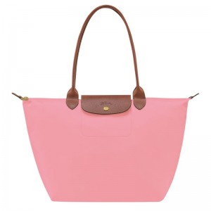 Pink Longchamp Le Pliage Original L Women Tote Bag | Ksa-819WFXLPV