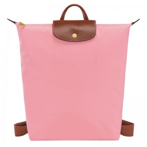 Pink Longchamp Le Pliage Original M Women Backpack | Ksa-280VYDOXS
