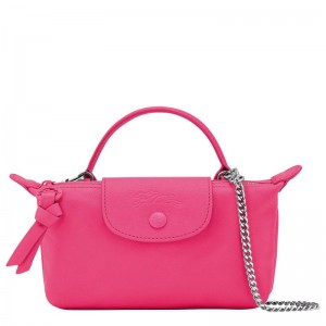 Pink Longchamp Le Pliage Xtra Xs Women Pouch | Ksa-579EPCIKX