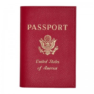 Red Longchamp Le Foulonné Men Passport Holder | Ksa-608NCMFRQ