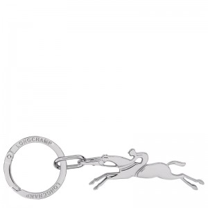 Silver Longchamp Cavalier Men Key Rings | Ksa-053ZLWVPE