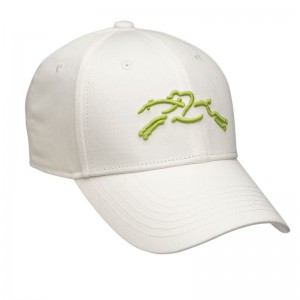 White Longchamp Solid Women Cap | Ksa-948IUMJDG