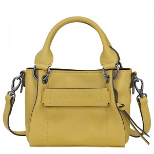 Yellow Longchamp 3D Xs Women Handbag | Ksa-183XPOMDT