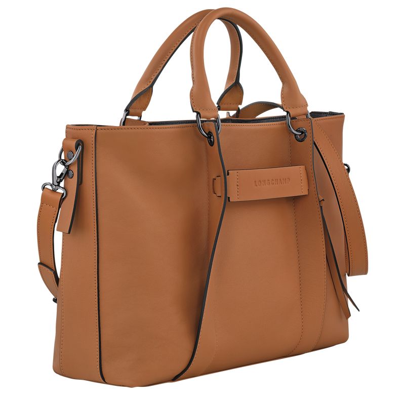 Beige Longchamp 3D L Women Handbag | Ksa-479LBUIHC