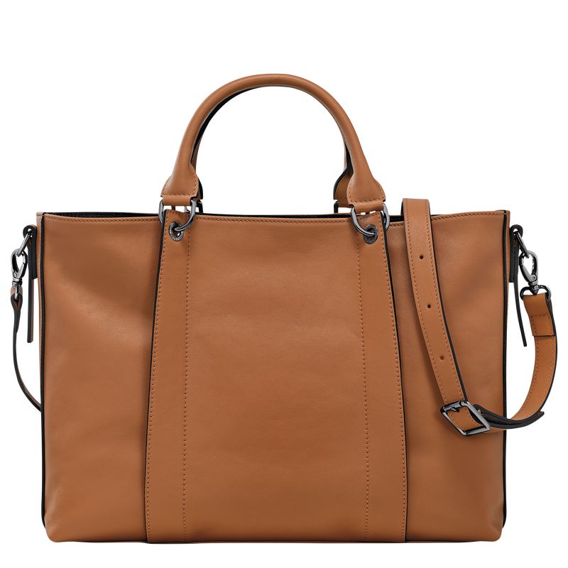 Beige Longchamp 3D L Women Handbag | Ksa-479LBUIHC